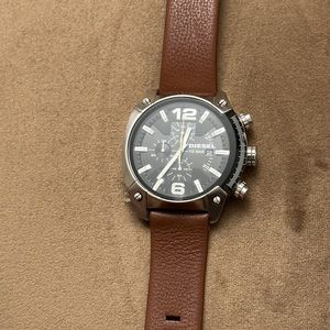 Men’s Diesel watch with new leather band